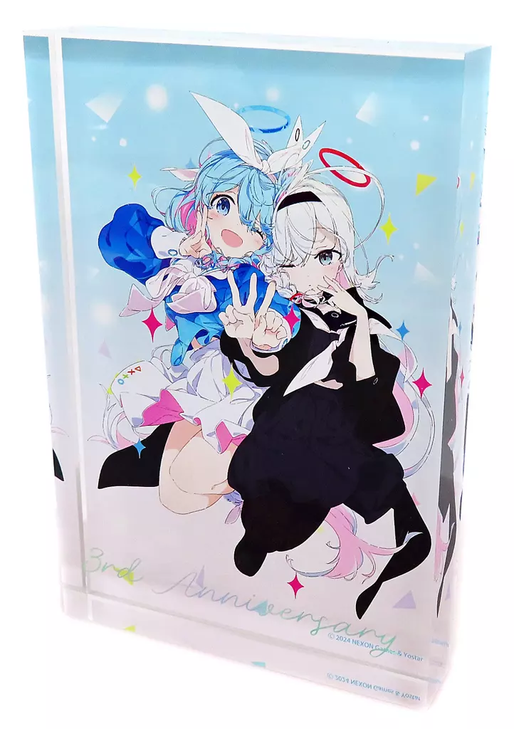 アロナ＆プラナのアクリルブロック 「ブルーアーカイブ 3rd Anniversary」