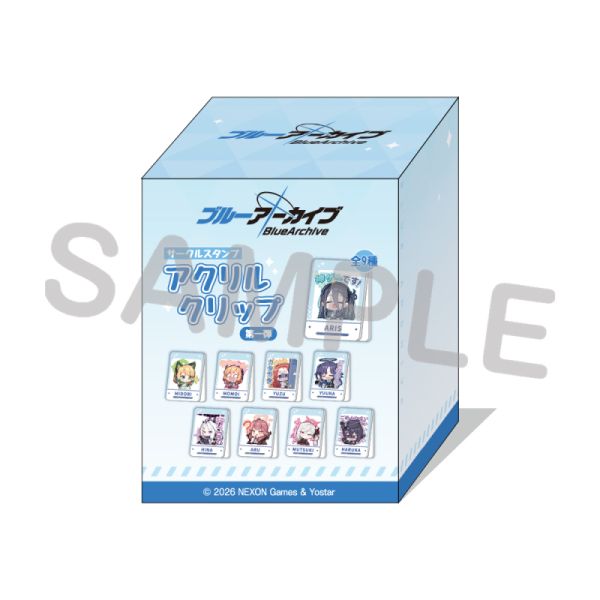 サークルスタンプアクリルクリップ（第一弾）単品